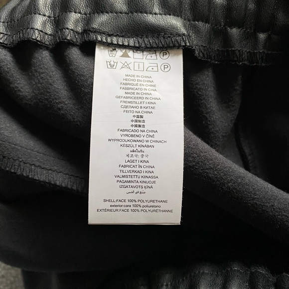 MICHAEL Michael Kors mid-rise faux leather leggings - Picture 4 of 4